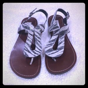 Steve Madden zebra sandals